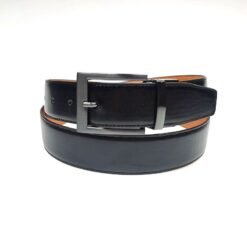 Alternative view of Double Sides Rotatable Pin Buckle PU Leather Belt Men for Jeans Pants