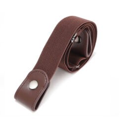 Alternative view of Women's No Buckle Stretch Designer Belt Men Elastic Waist Adjustable Belt for Jeans Pants