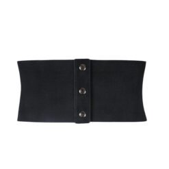 Elastic Waist Belt for Ladies  Lace-Up Wide Band Tied Belt for Shirt Skirt