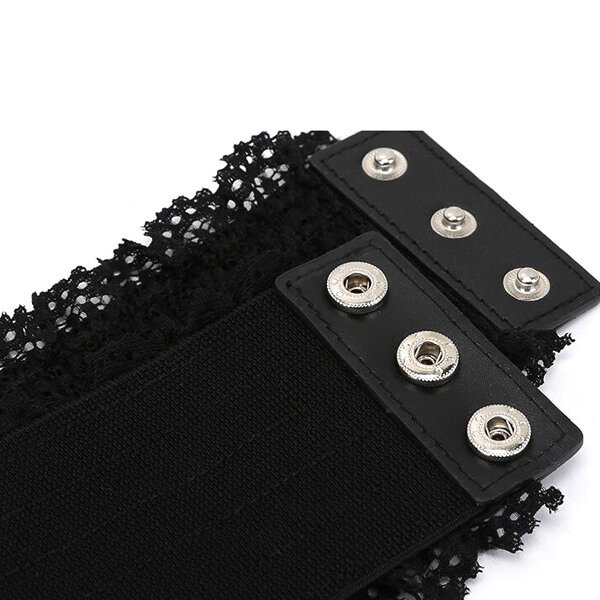 Women's Lace Elastic Belt Wide String Designer Waist Belt for Dress - Image 6
