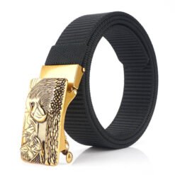 Outdoor Leisure Military Nylon Tactical Eagle Belt with Automatic Buckle for Men