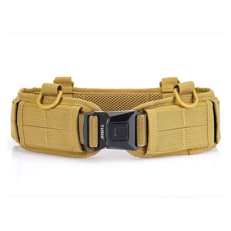 Unisex Adjustable Tactical Outdoor Fabric Solid Quick Release Belt - Image 4