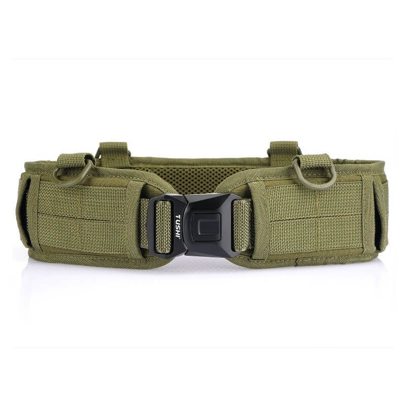 Unisex Adjustable Tactical Outdoor Fabric Solid Quick Release Belt - Image 3