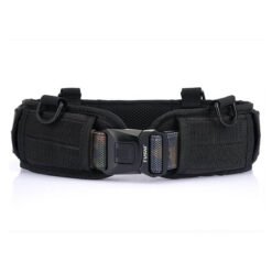 Unisex Adjustable Tactical Outdoor Fabric Solid Quick Release Belt