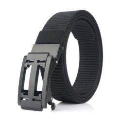 Casual Adjustable Automatic Outdoor Nylon Durable Mens Belt