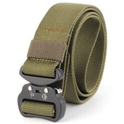 Alternative view of Outdoor Woven Tactical Army Belt with Quick Release Buckle