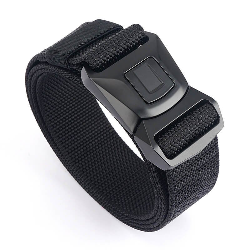 Men's Tactical Belts Quick Release Metal Buckle Military Webbing Nylon Belts - Image 4