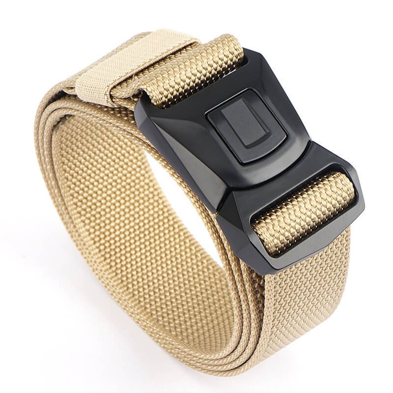 Men's Tactical Belts Quick Release Metal Buckle Military Webbing Nylon Belts - Image 6