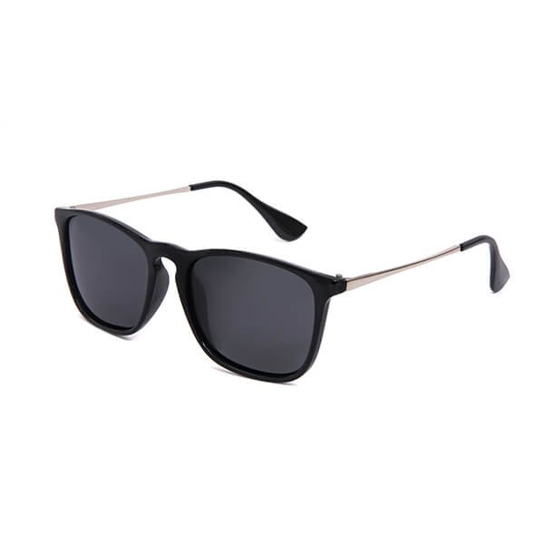 Unisex Plastic Frame Metal Leg Aviators Sunglasses with 100% UV Protection Polarized Lens - Image 4