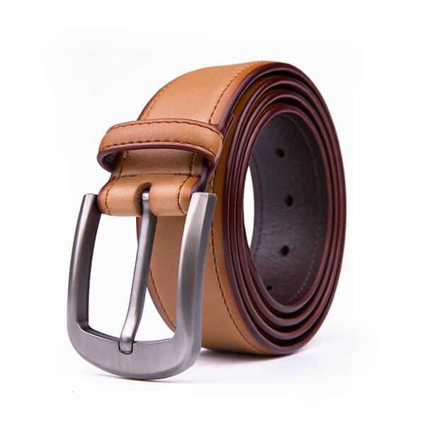 Wide Retro Casual Vintage Mens Genuine Leather Belt - Image 3