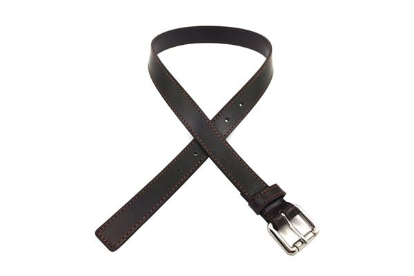 Boys Black Leather Fashion Belt