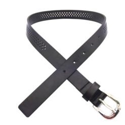 Boys Black Leather Fashion Belt