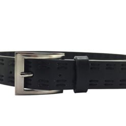 Alternative view of Boys Black PU Casual Belt with Pin Buckle