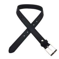 Boys Black Pu Designer Belt