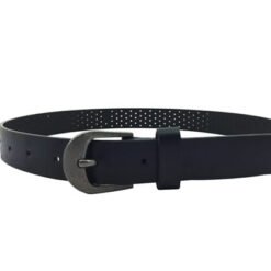 Alternative view of Boys Black PU New Designer Cheap Belt with Buckle