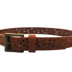 Alternative view of Boys Brown Fashion Rivet And Eyelets Belt with Single Buckle