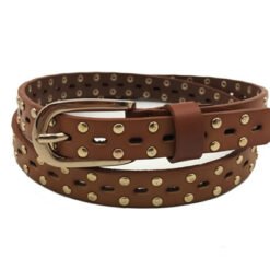 Women's Fashion Studded Belt With Buckle