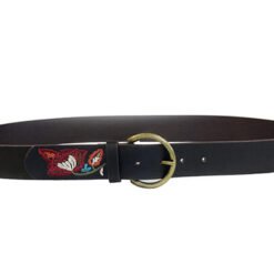 Alternative view of Womens Black Embroidary Belt With Buckle
