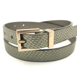 Womens Dress Belt With Gold Buckle