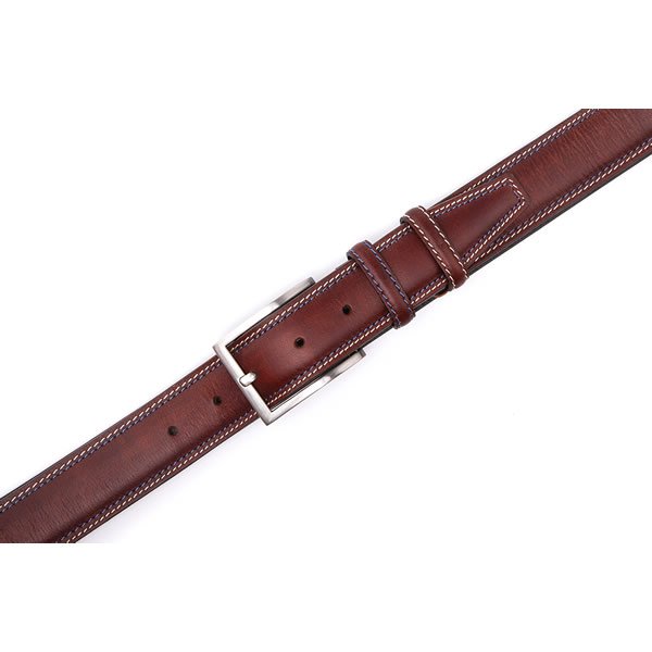Casual Dress Black Full Grain Leather Mens Designer Belt - Image 8