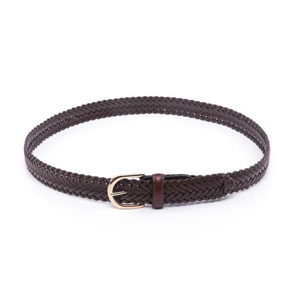 Ladies Braided Woven Leather Belts Handmade for Woman - Image 4