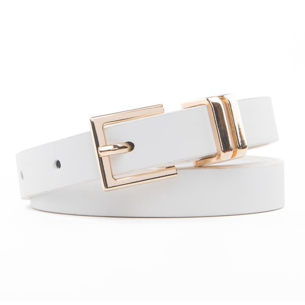 Lady Strap Wrap Fashion Belt with Pin Buckle Plus Two Metal Loops - Image 3