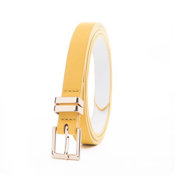 Lady Strap Wrap Fashion Belt with Pin Buckle Plus Two Metal Loops - Image 6