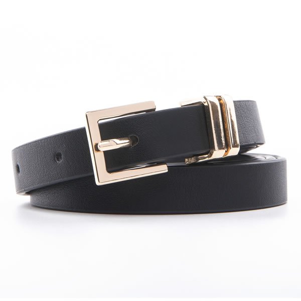 Lady Strap Wrap Fashion Belt with Pin Buckle Plus Two Metal Loops - Image 4