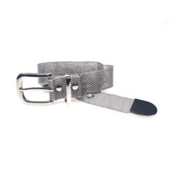 Womens Mesh Motorcycle Fashion Silver Western Chain Belts