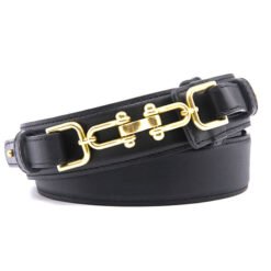 Women PU Leather  Fashion Waist Belts With Interlocking Buckle