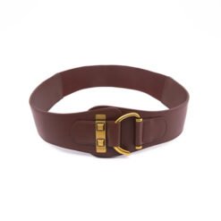 Ladies Wilde Elastic Corset Waist Belt  with Interlocking  Half-D Ring Buckle