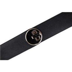 Alternative view of Wide Elastic Waist Belt with Interlocking Buckle for Women