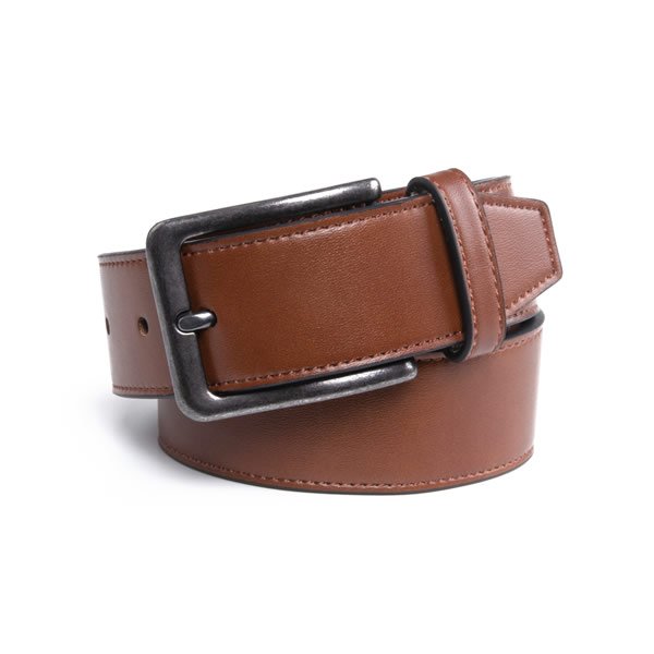 Causual Antique Black PU Leather Belt Men - Image 4