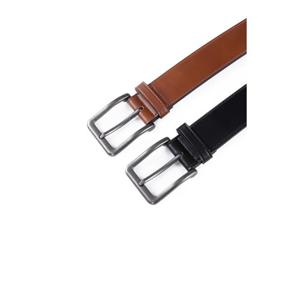 Causual Antique Black PU Leather Belt Men - Image 7