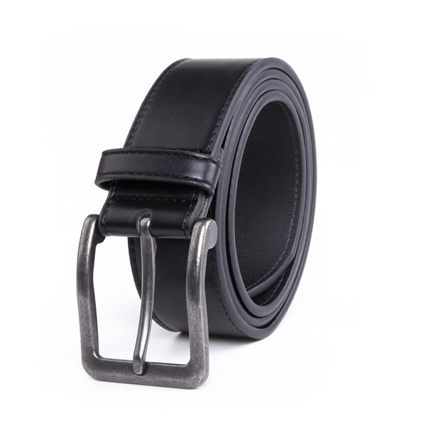 Causual Antique Black PU Leather Belt Men - Image 8