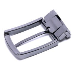 Alternative view of Leather Belt for Men Clip Metal Belt Buckle Black