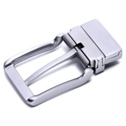 Dress Reversible Silver Belt Metal Buckles