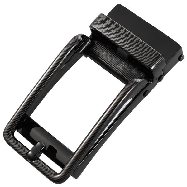 Black Ratchet Belt Buckle for Men - Image 4
