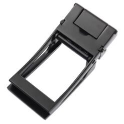 Alternative view of Leather Belt Automatic Belt Buckle Black Mens
