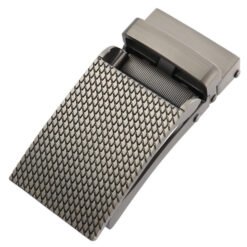 Dress Belt Automatic Adjustable Belt Buckle Black for Men