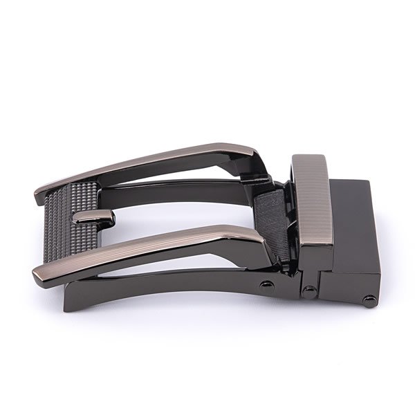 Mens Belts Zinc Alloy Ratchet Automatic Belt Buckles Black - Image 3