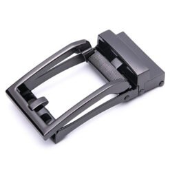 Sliding Automatic Belt Buckle Black for Men