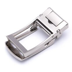 Alternative view of Zinc Alloy Brushed Silver Automatic Belt Buckle
