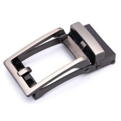 Adjustable Brushed Gunmetal Mens Belts Buckle