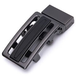 Dress Belt Multi Functional Reversible Slide Belt Buckle Black