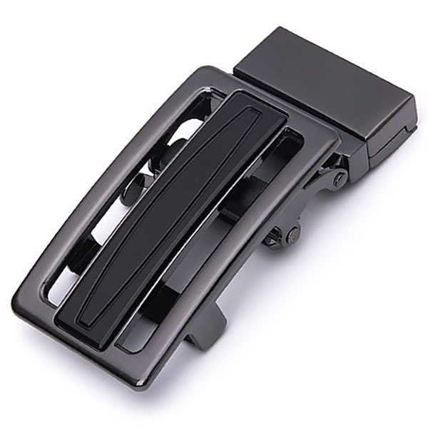 Dress Belt Multi Functional Reversible Slide Belt Buckle Black