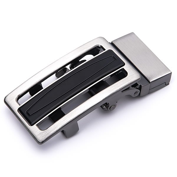Dress Belt Multi Functional Reversible Slide Belt Buckle Black - Image 3