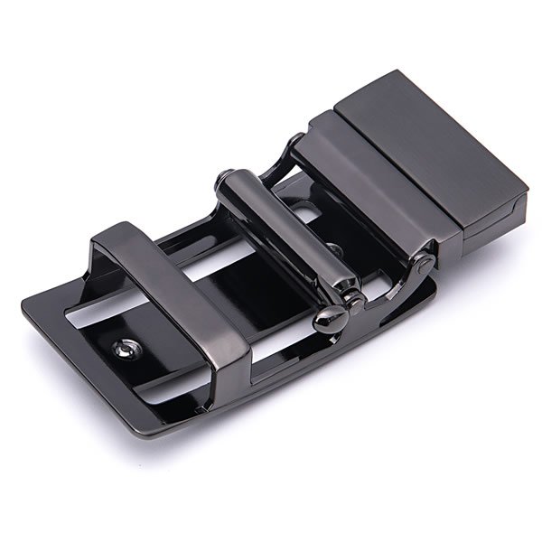 Dress Belt Multi Functional Reversible Slide Belt Buckle Black - Image 4