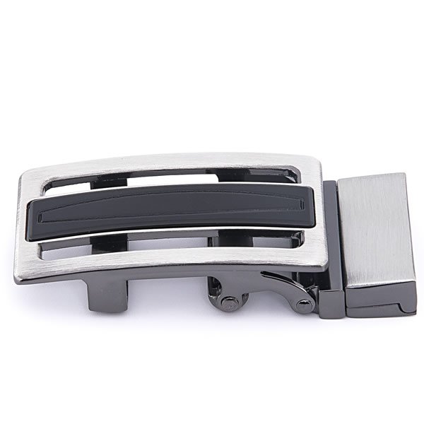 Dress Belt Multi Functional Reversible Slide Belt Buckle Black - Image 6