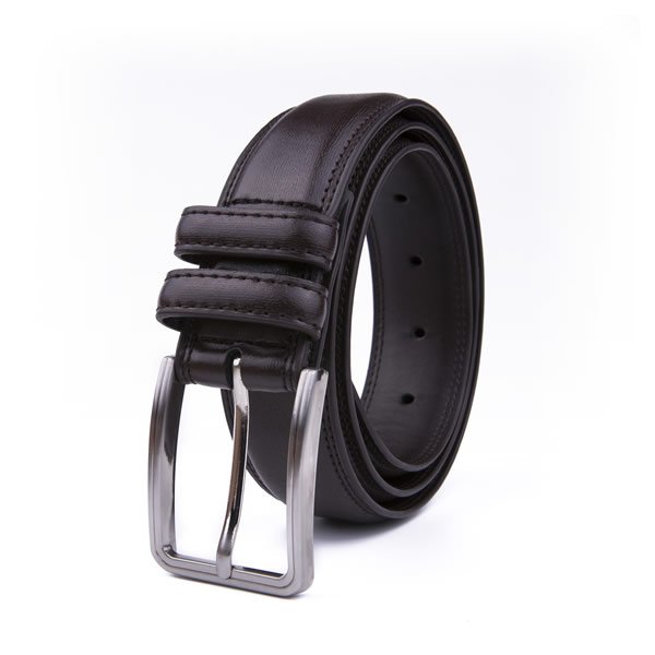 Formal Black Genuine Leather Belt